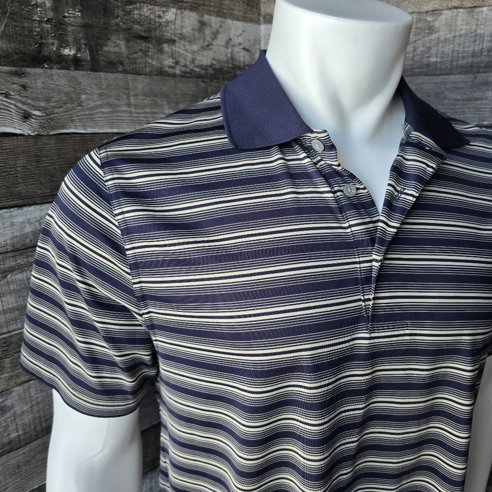 PGA Tour Fitted Short Sleeved Polo Golf Shirt Mens Large - Picture 5 of 15